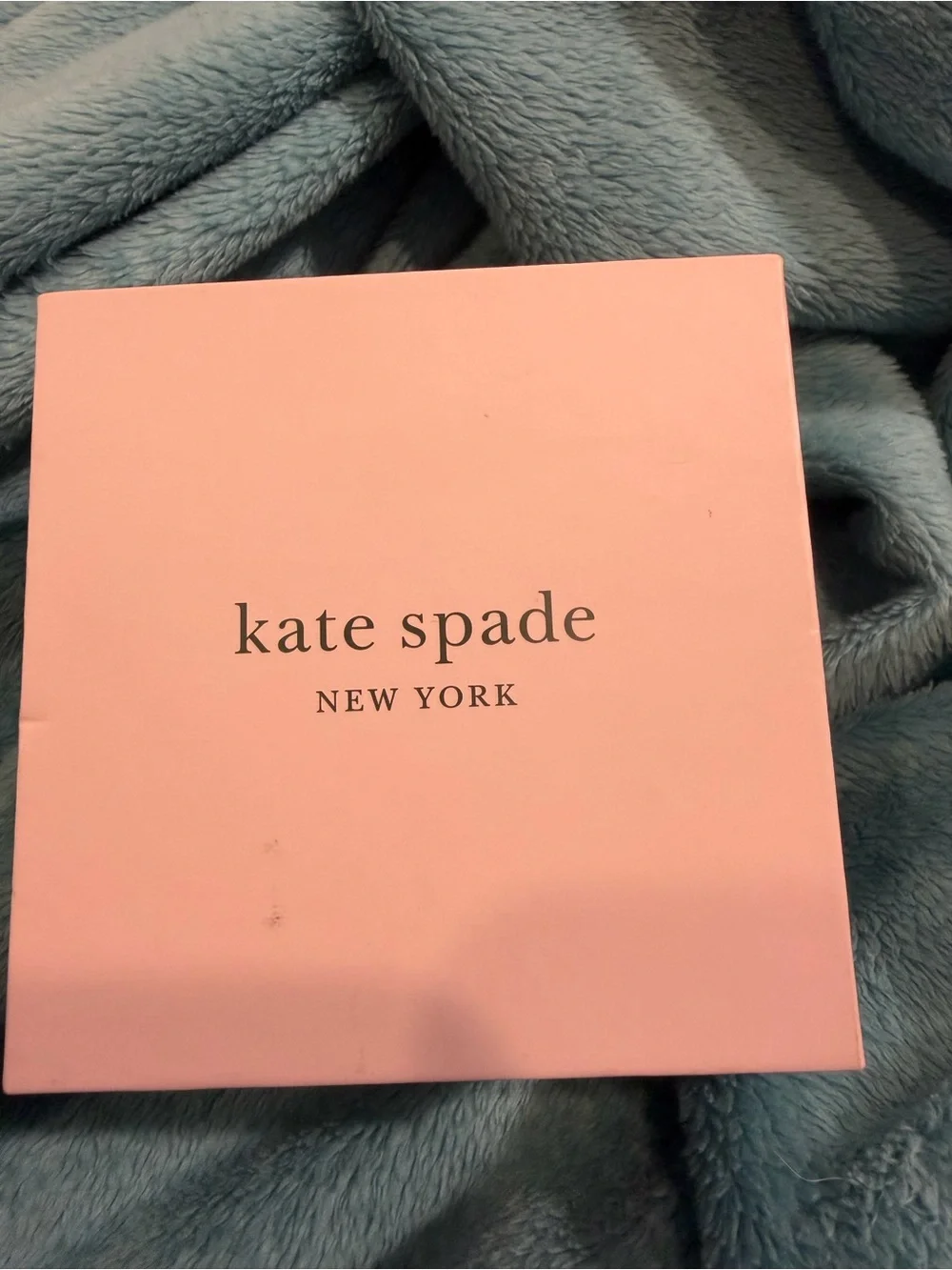 kate spade Gold-Tone Winking Face Watch with Black Strap